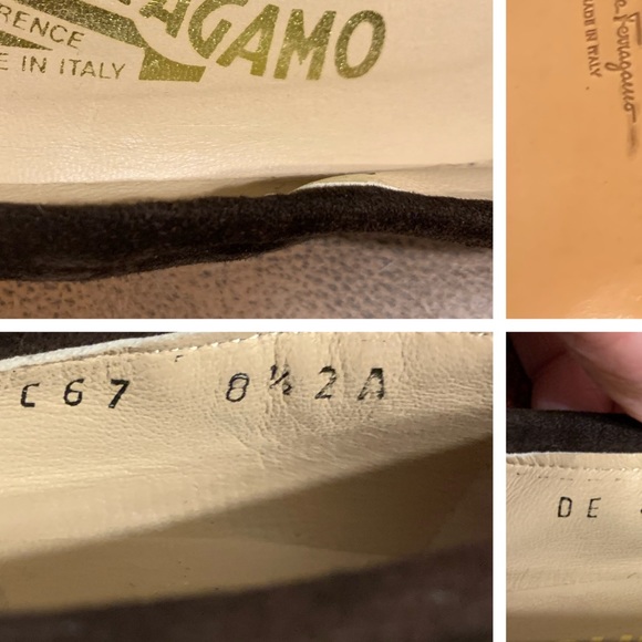 8.5 Ferragamo Brown Suede Block Heel pumps - Picture 15 of 15